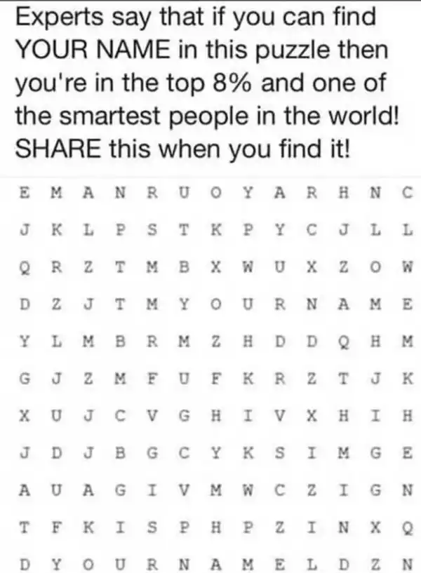 Can You Spot Your Name In This Picture?